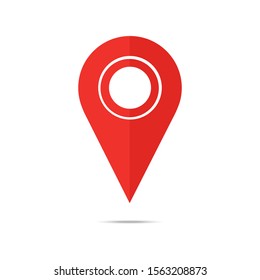 Map location pin vector illustration. EPS 10