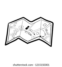 map location point doodle