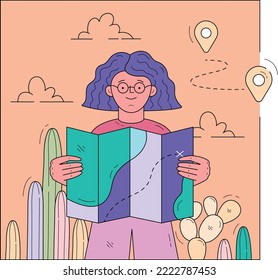 MAP -  Location sketch - illustration