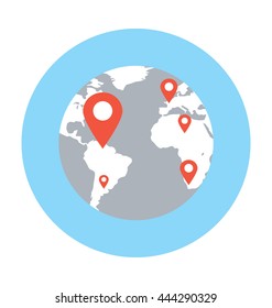 Map Location Vector Icon