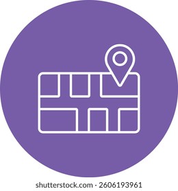 Map Location vector icon. Can be used for printing, mobile and web applications.