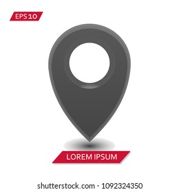 map location vector icon symbol