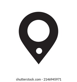 Map locator icon.Geolocation Pin Drop vector