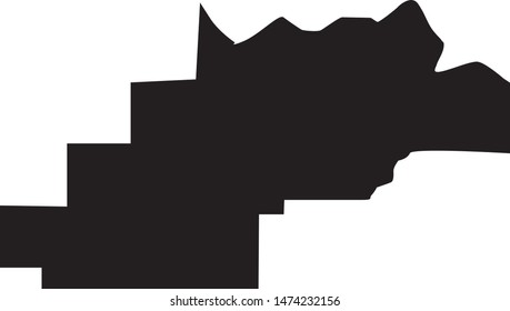 map of Logan in state of Arkansas