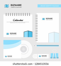 Map Logo, Calendar Template, CD Cover, Diary and USB Brand Stationary Package Design Vector Template