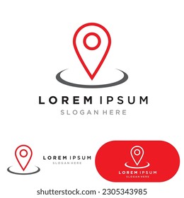 map logo location vector template