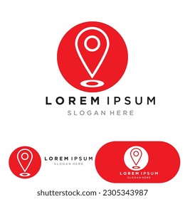 map logo location vector template