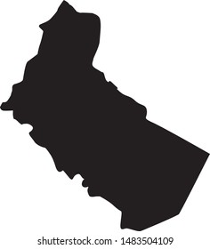 map of Long County in georgia state in usa