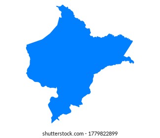 Mapa de Loreto en blanco