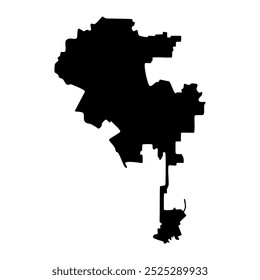 Map los angeles USA. Vector image