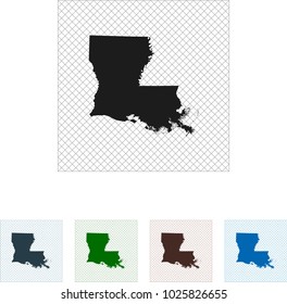 map of Louisiana