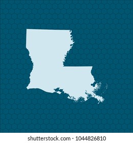map of Louisiana