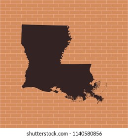 map of Louisiana
