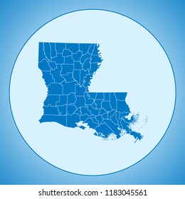 map of louisiana