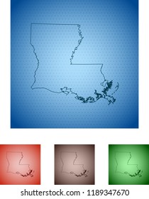 map of Louisiana
