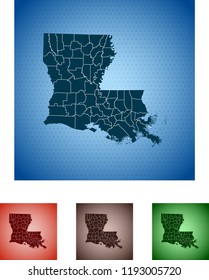 map of Louisiana