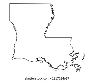 Map of Louisiana