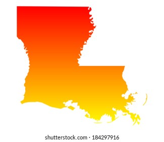 Map of Louisiana