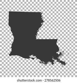 map of Louisiana