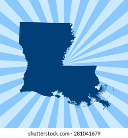 map of Louisiana