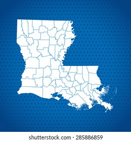 map of Louisiana