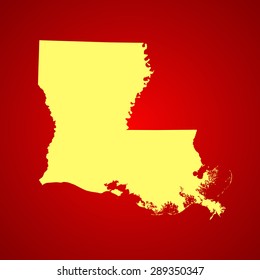 map of Louisiana