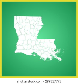 map of Louisiana