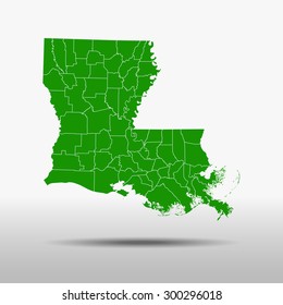 map of Louisiana