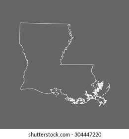 map of Louisiana