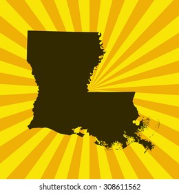 map of Louisiana