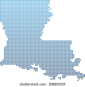 map of Louisiana