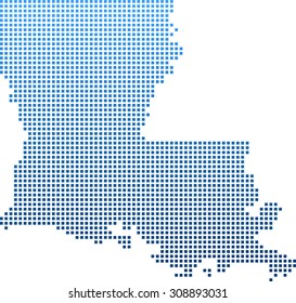 map of Louisiana