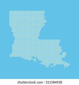 map of Louisiana