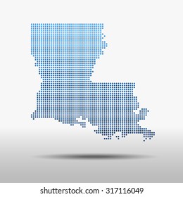 map of Louisiana