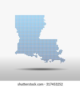 map of Louisiana