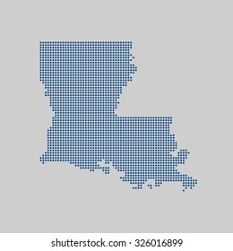map of Louisiana