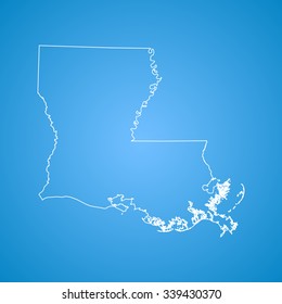 map of Louisiana
