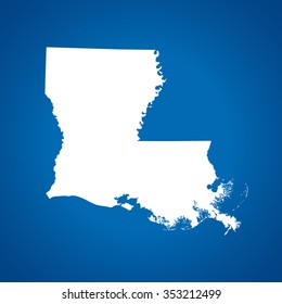 map of Louisiana