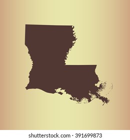 map of Louisiana