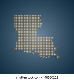 map of Louisiana