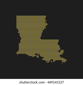map of Louisiana