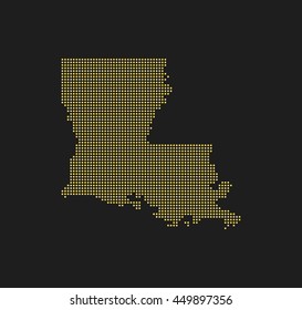 map of Louisiana
