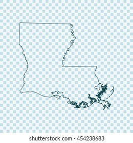 map of Louisiana