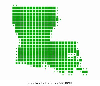 Map of Louisiana