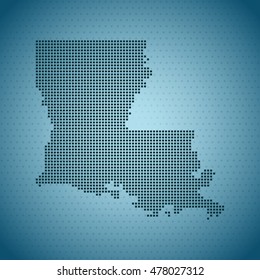 map of Louisiana