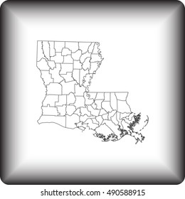 map of Louisiana