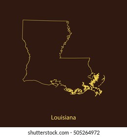 map of louisiana