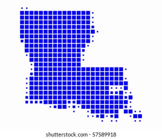 Map of Louisiana