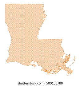 map of Louisiana