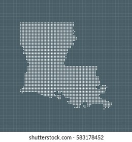 map of Louisiana